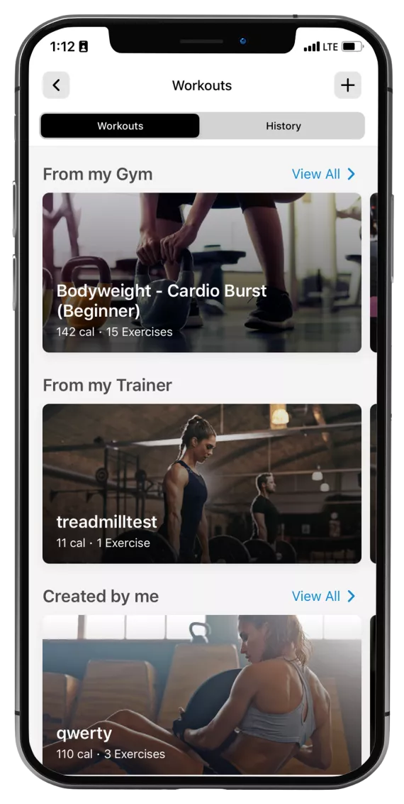 Workouts Mockup 